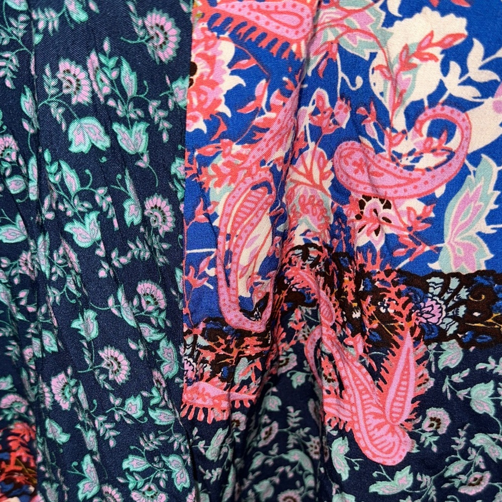 Selfie Leslie Multicolor Patchwork Embroidered Pe… - image 6